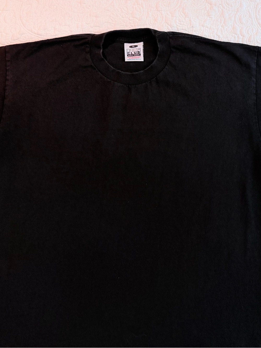 Pro Club Heavyweight | Black T Shirt | Size XL | 100% Cotton